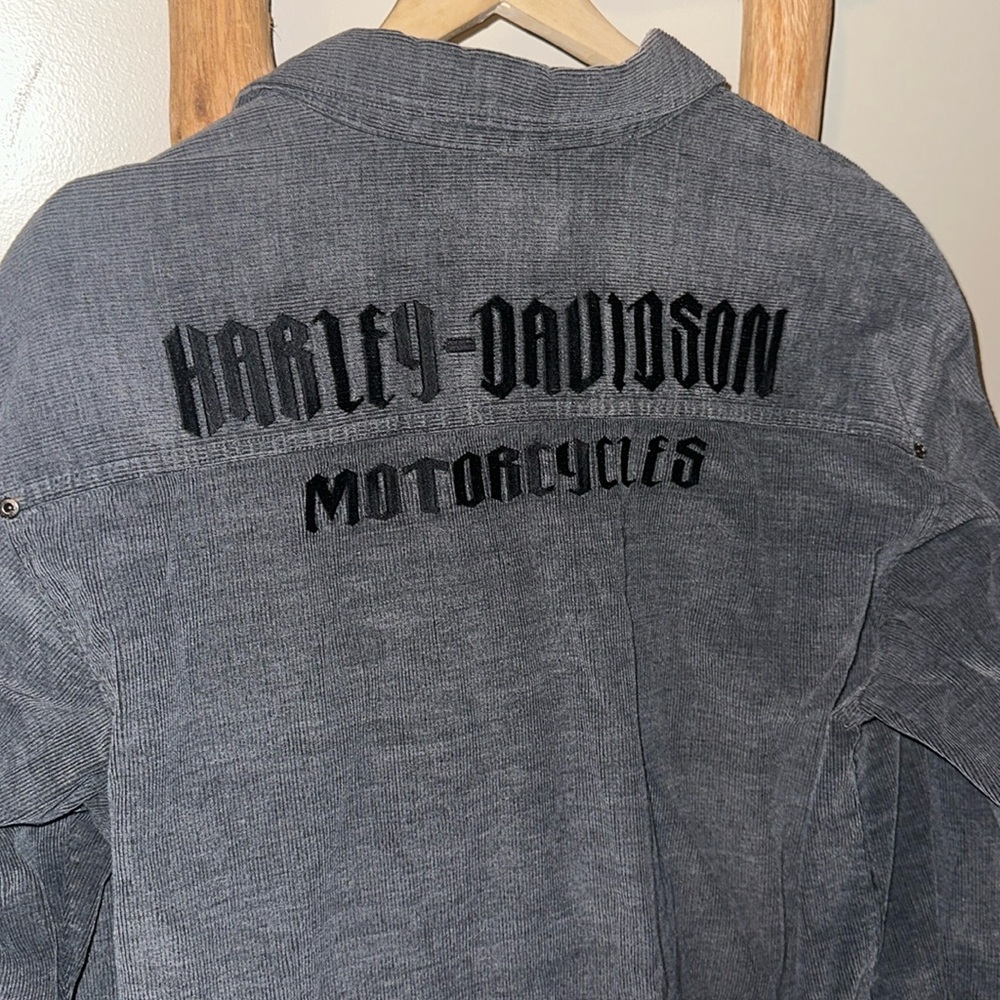 Harley Davidson Heavy Duty Corduroy Shirt Jacket